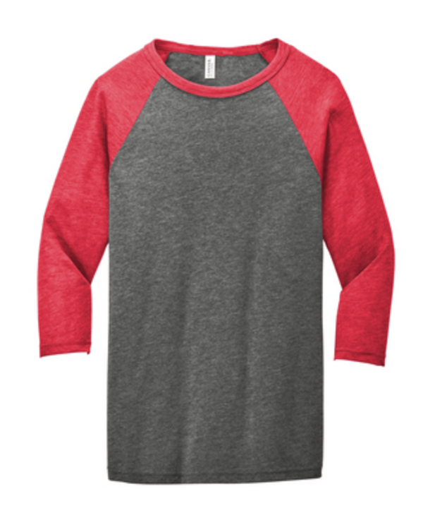 Bella + Canvas Unisex 3/4 Sleeve Baseball Tee 3200