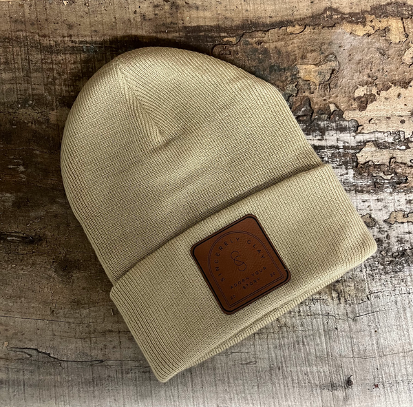 Sportsman 8" Beanie with Custom Leather Patch