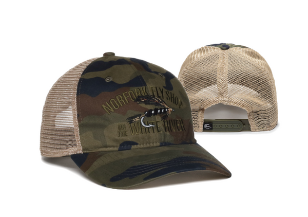 Embroidered Outdoor Cap PWT-200M Tea Stained Mesh Back Cap