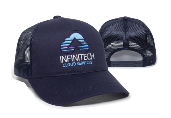 Embroidered Outdoor Cap GL-415 5-Panel Mesh Back Cap