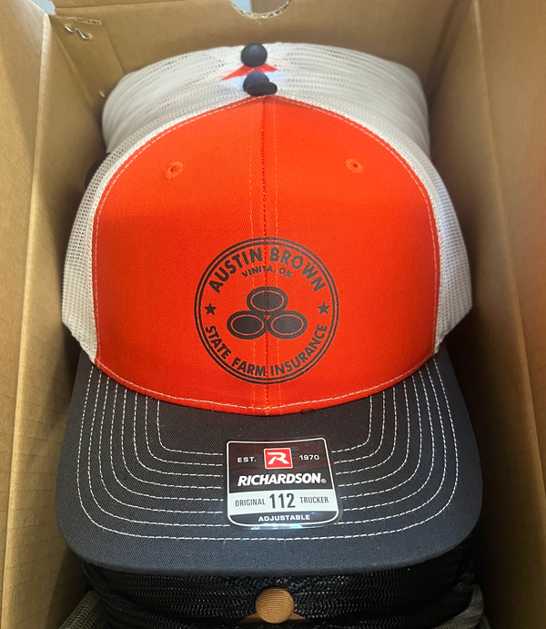 Printed Richardson 112 Trucker Cap (Tri-Color)