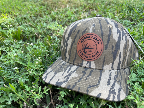 Outdoor Cap OC871Camo Solid Back Camo Cap with Custom Leather Patch