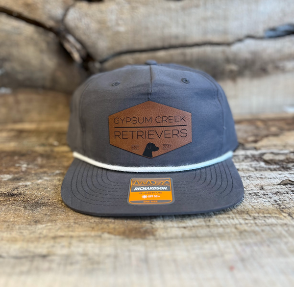 Richardson 256 Umpqua Flat Bill Cap with Custom Leather Patch