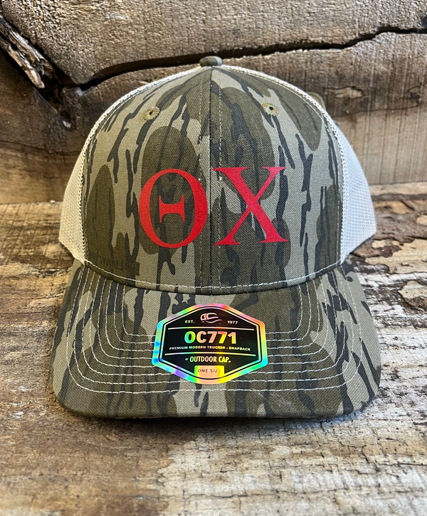 Printed Outdoor Cap OC771Camo Trucker Cap