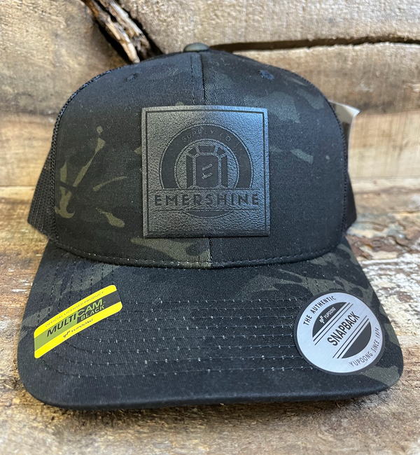 YP Classics Retro Trucker Cap with Custom Leather Patch