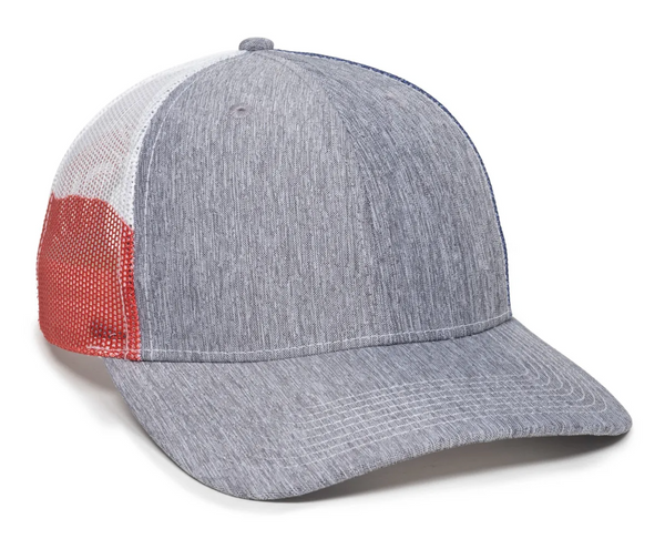 Outdoor Cap OC771PM Printed Mesh Trucker Cap