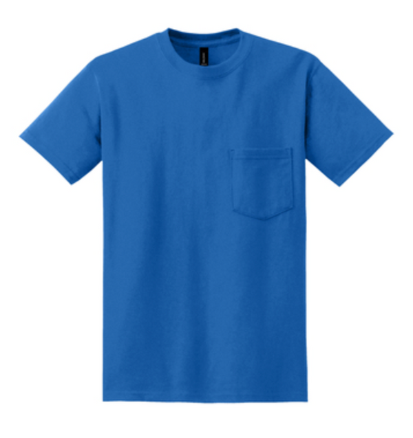 Gildan DryBlend 50/50 Cotton/Poly Pocket T-Shirt