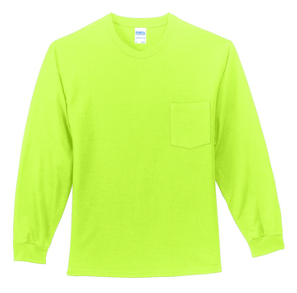 Port & Company Long Sleeve Essential Pocket Tee