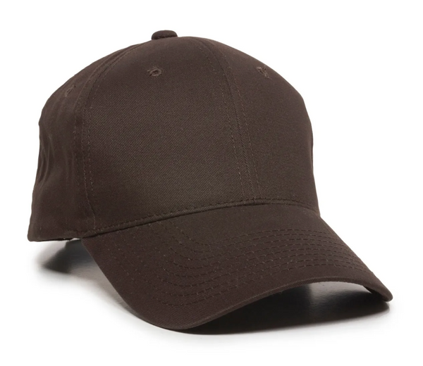 Outdoor Cap BCT-600 Structured Brushed Twill Solid Back Cap