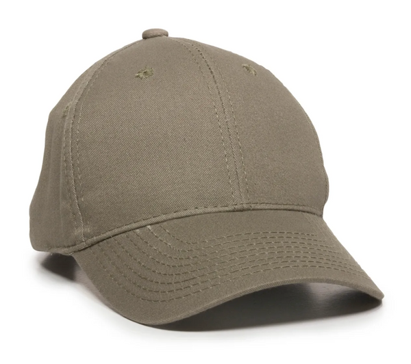 Outdoor Cap BCT-600 Structured Brushed Twill Solid Back Cap