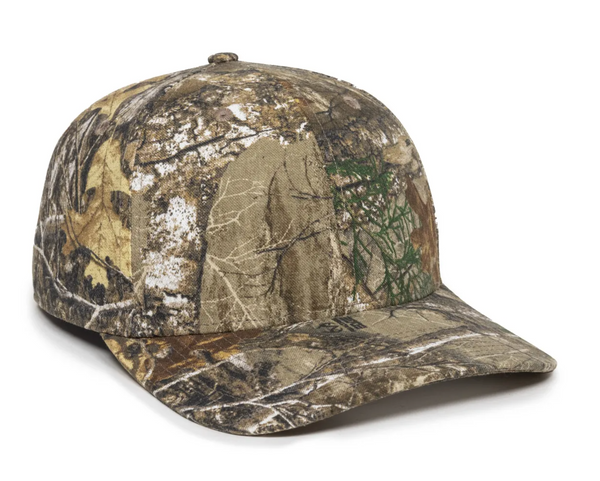 Outdoor Cap OC871Camo Solid Back Camo Cap