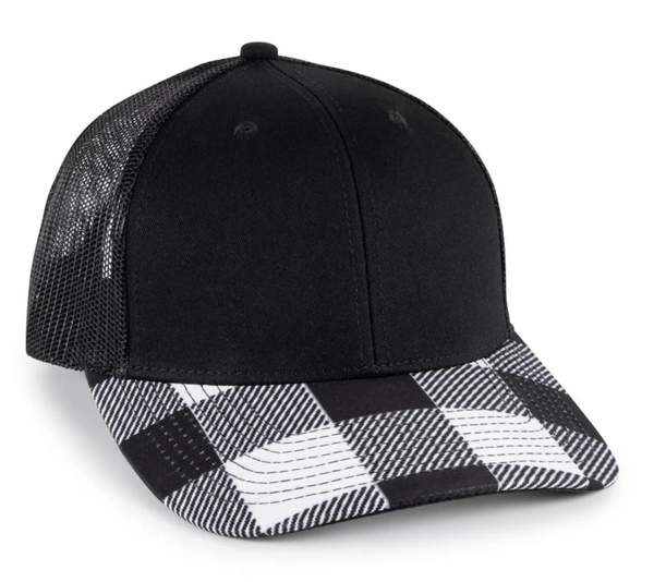 Outdoor Cap OC771P Trucker Hat with Printed Visor