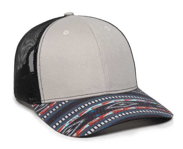 Outdoor Cap OC771P Trucker Hat with Printed Visor