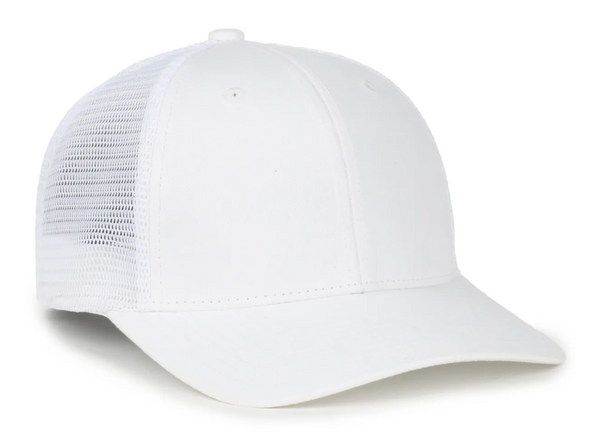 Embroidered Outdoor Cap Adjustable Mesh Back Cap