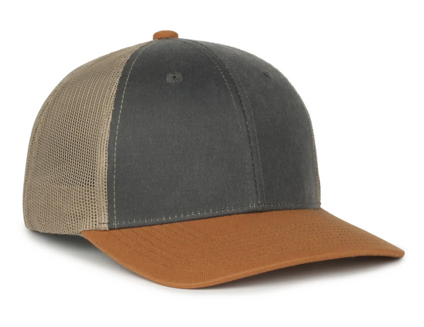 Embroidered Outdoor Cap HPD-615M Rugged Trucker