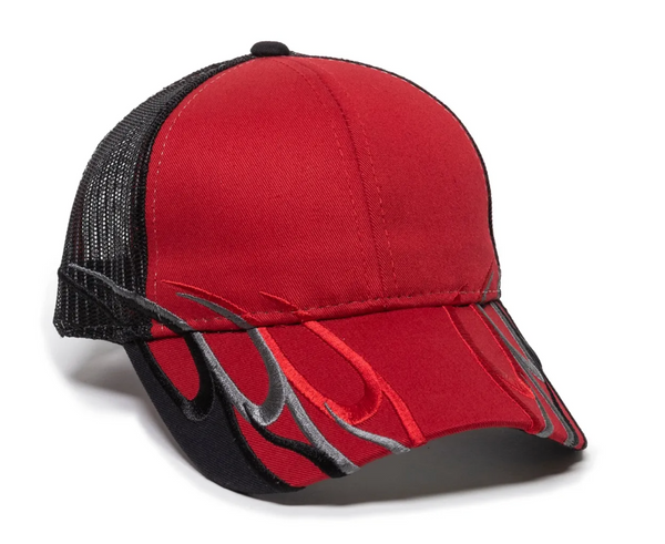 Embroidered Outdoor Cap WAV-605M Wave Mesh Back Cap