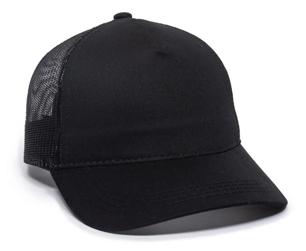 Embroidered Outdoor Cap GL-415 5-Panel Mesh Back Cap