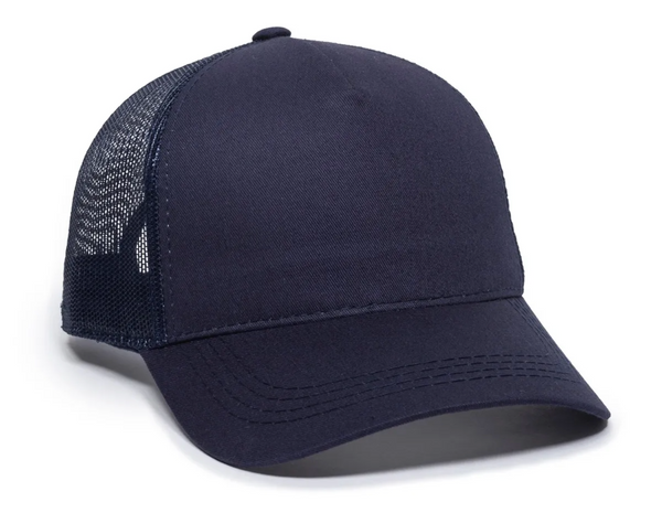 Embroidered Outdoor Cap GL-415 5-Panel Mesh Back Cap