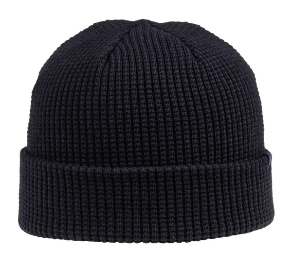 Outdoor Cap OC808 Waffle Knit Watch Cap with Custom Leather Patch