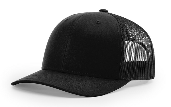 Richardson 112RE Recycled Trucker Cap with Custom Leather Patch