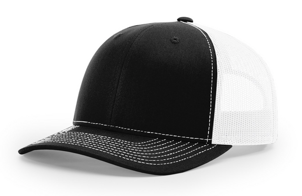 Richardson 112RE Recycled Trucker Cap with Custom Leather Patch