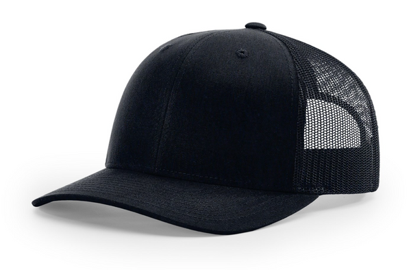 Richardson 112RE Recycled Trucker Cap with Custom Leather Patch