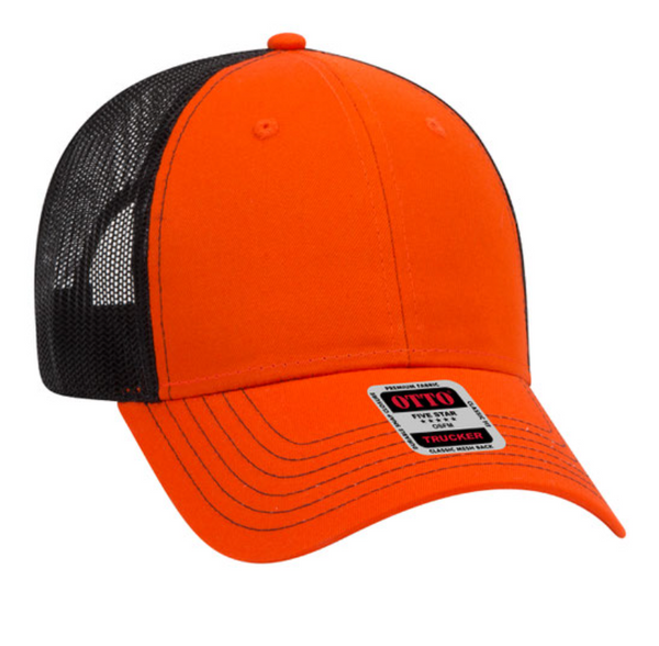 Embroidered Otto 83-1239 Mesh Back Trucker Hat