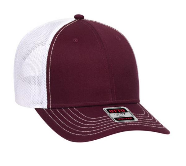 Embroidered Otto 83-1239 Mesh Back Trucker Hat