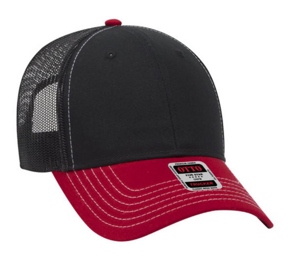 Embroidered Otto 83-1239 Mesh Back Trucker Hat