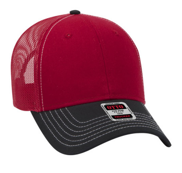 Embroidered Otto 83-1239 Mesh Back Trucker Hat