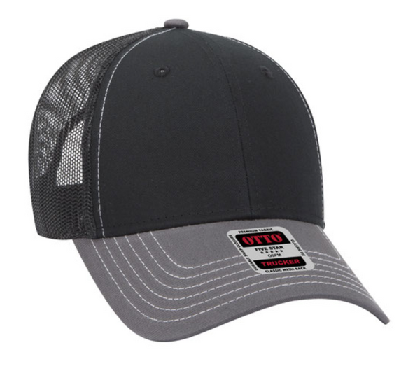 Embroidered Otto 83-1239 Mesh Back Trucker Hat