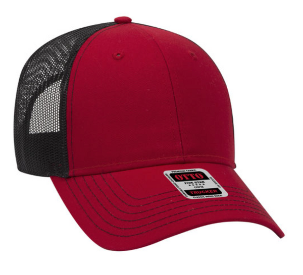 Embroidered Otto 83-1239 Mesh Back Trucker Hat