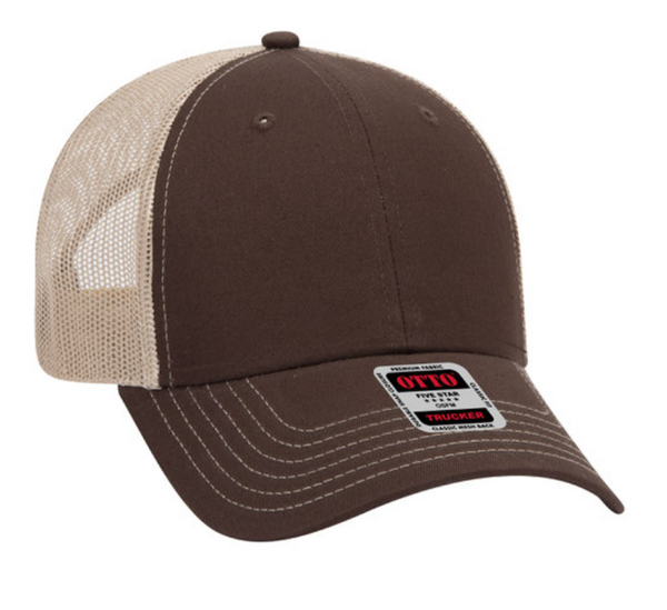 Embroidered Otto 83-1239 Mesh Back Trucker Hat