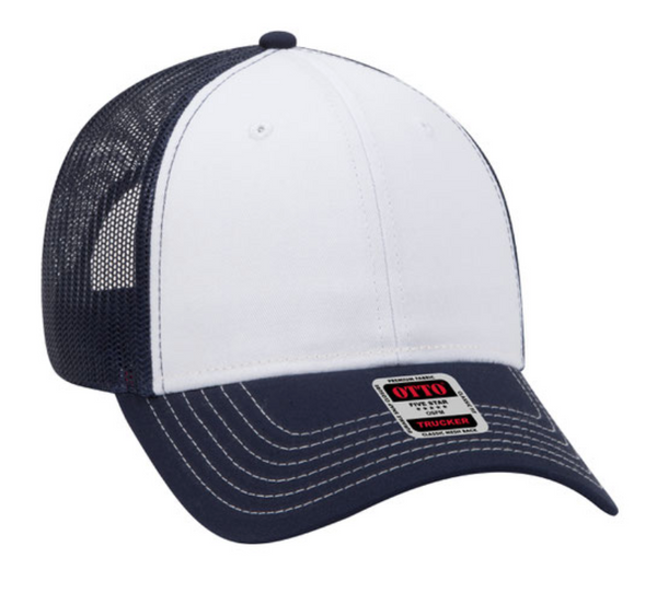 Embroidered Otto 83-1239 Mesh Back Trucker Hat