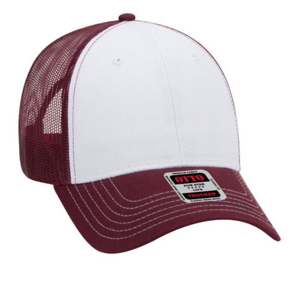 Embroidered Otto 83-1239 Mesh Back Trucker Hat