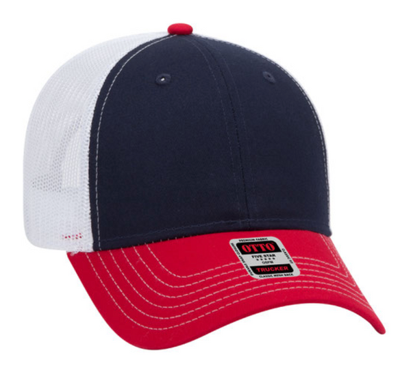 Embroidered Otto 83-1239 Mesh Back Trucker Hat