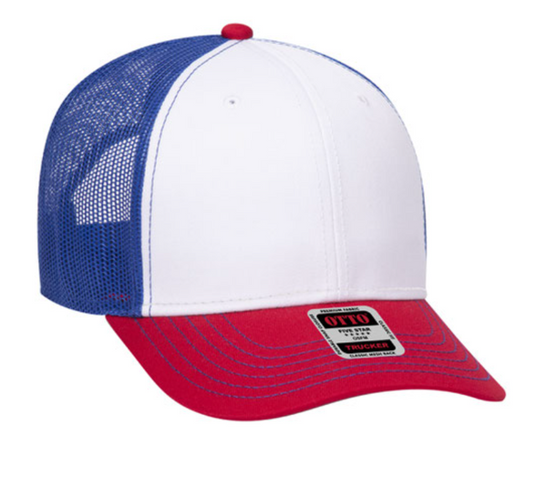 Embroidered Otto 83-1239 Mesh Back Trucker Hat