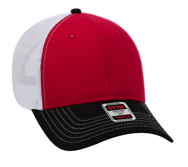 Embroidered Otto 83-1239 Mesh Back Trucker Hat