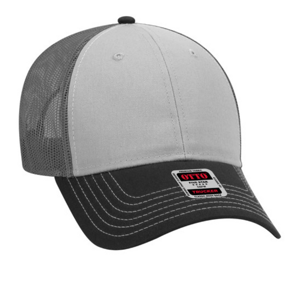 Embroidered Otto 83-1239 Mesh Back Trucker Hat