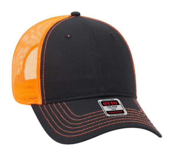 Embroidered Otto 83-1239 Mesh Back Trucker Hat