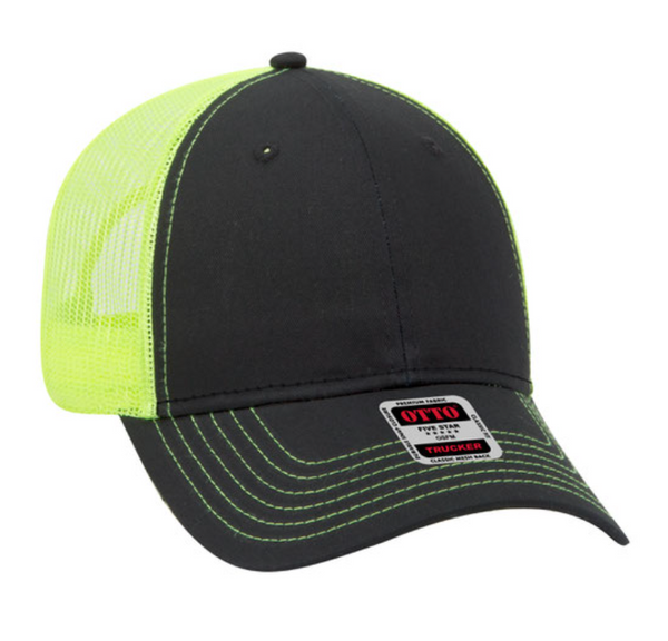 Embroidered Otto 83-1239 Mesh Back Trucker Hat