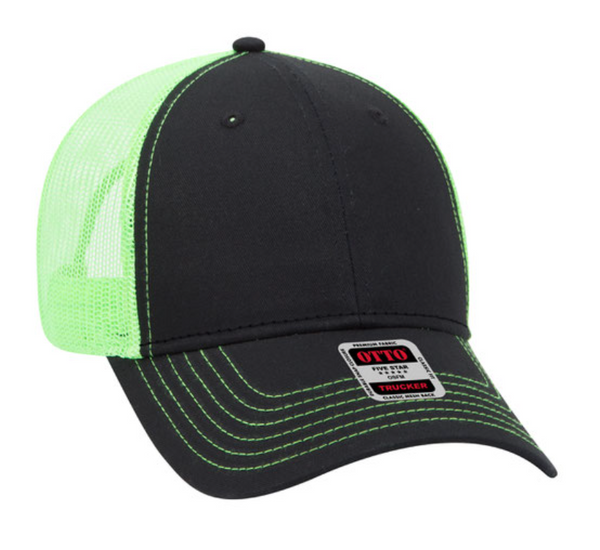 Embroidered Otto 83-1239 Mesh Back Trucker Hat