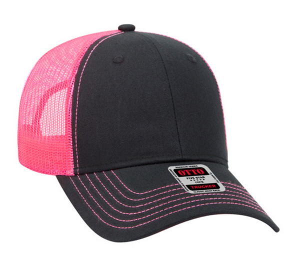 Embroidered Otto 83-1239 Mesh Back Trucker Hat