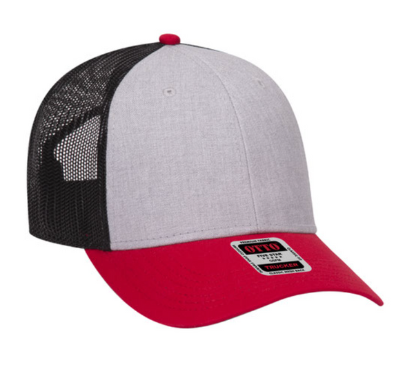 Embroidered Otto 83-1239 Mesh Back Trucker Hat