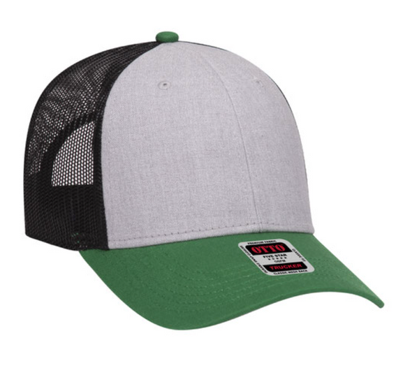 Embroidered Otto 83-1239 Mesh Back Trucker Hat