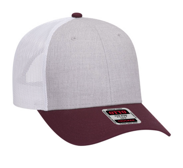 Embroidered Otto 83-1239 Mesh Back Trucker Hat