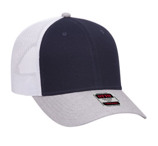 Embroidered Otto 83-1239 Mesh Back Trucker Hat