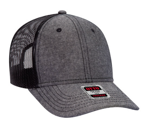 Embroidered Otto 83-1239 Mesh Back Trucker Hat