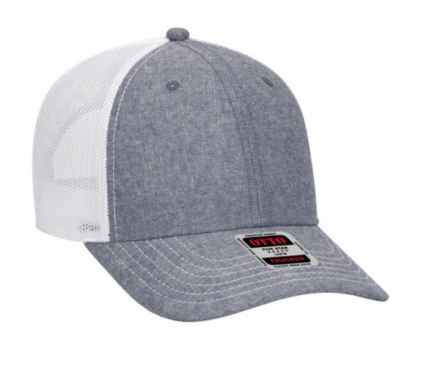 Embroidered Otto 83-1239 Mesh Back Trucker Hat