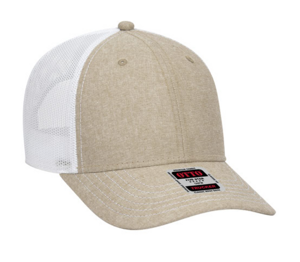 Embroidered Otto 83-1239 Mesh Back Trucker Hat